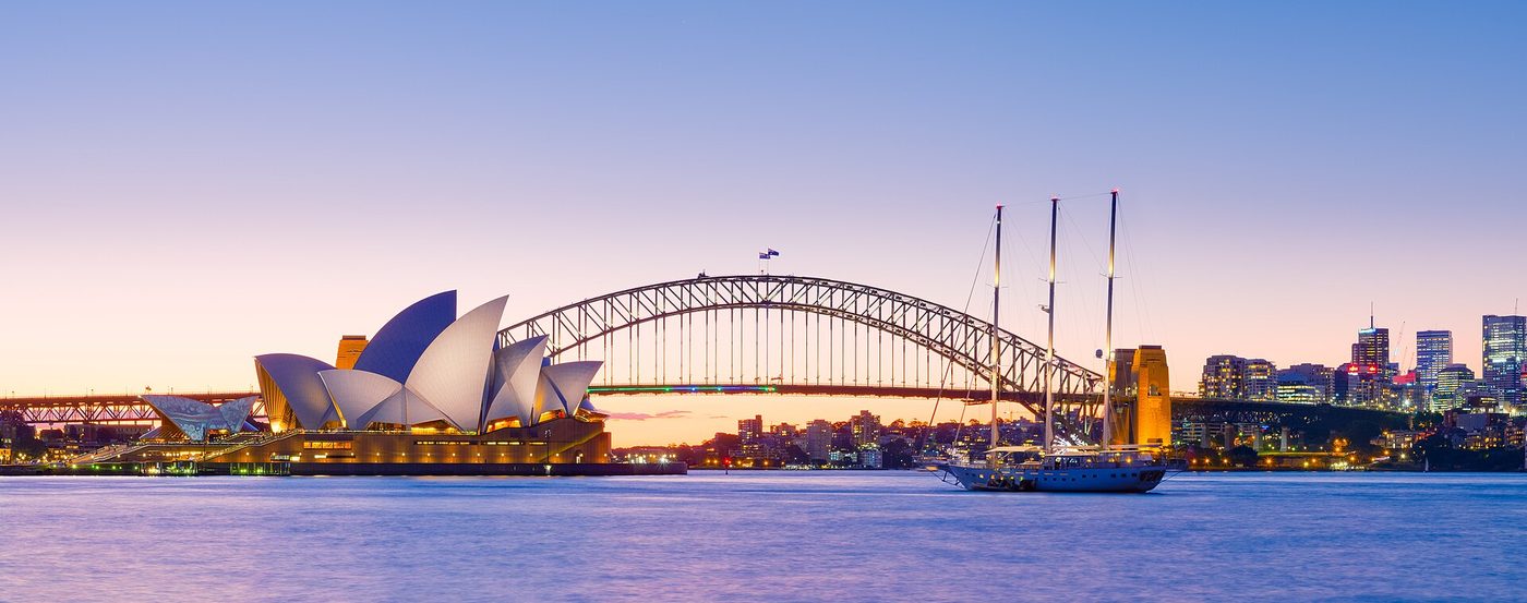 Sydney Opera House and Harbour Bridge Dusk (3) 2019, Australia