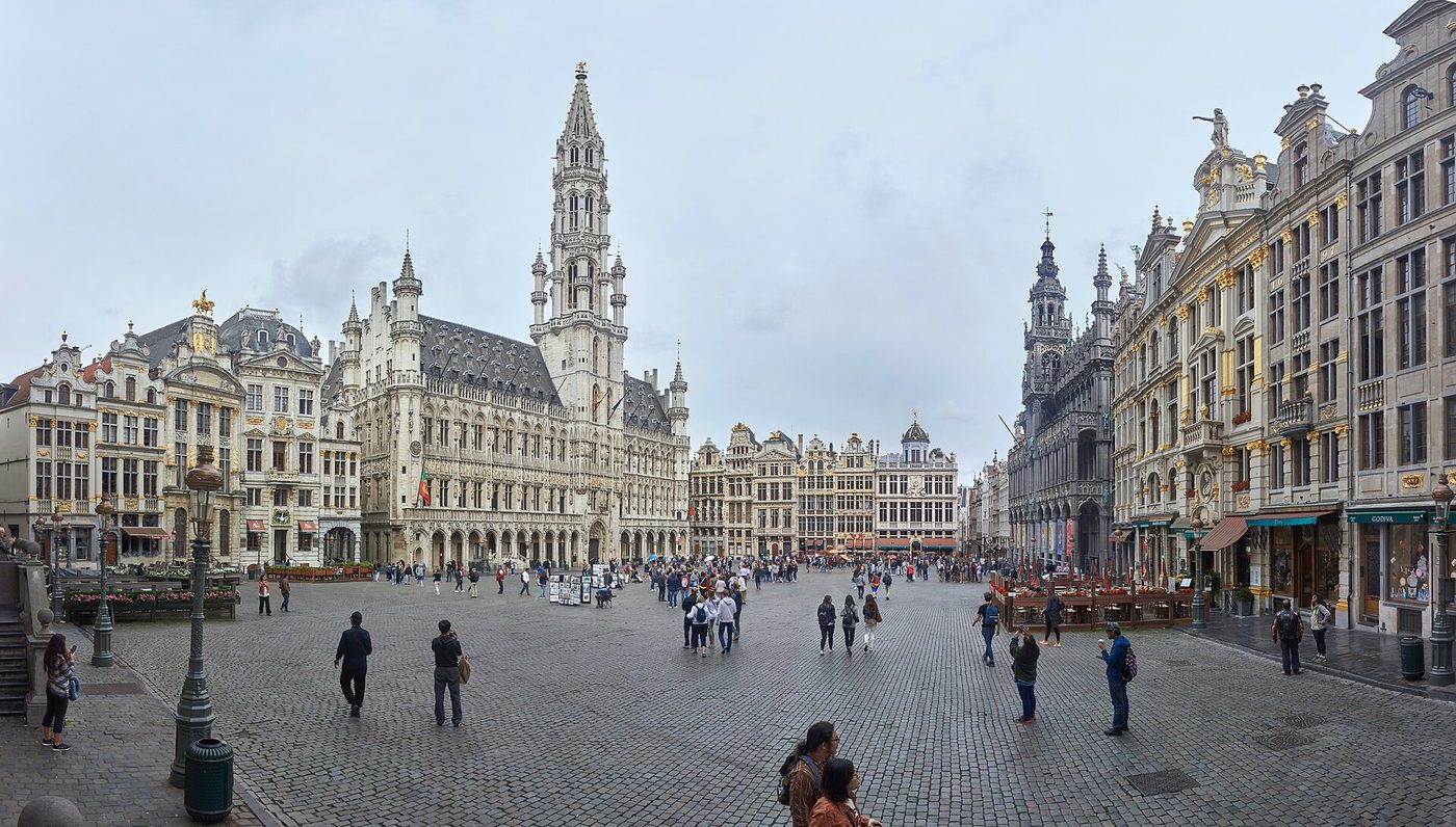 Grand-Place, Brussels - panorama, June 2018, Belgium