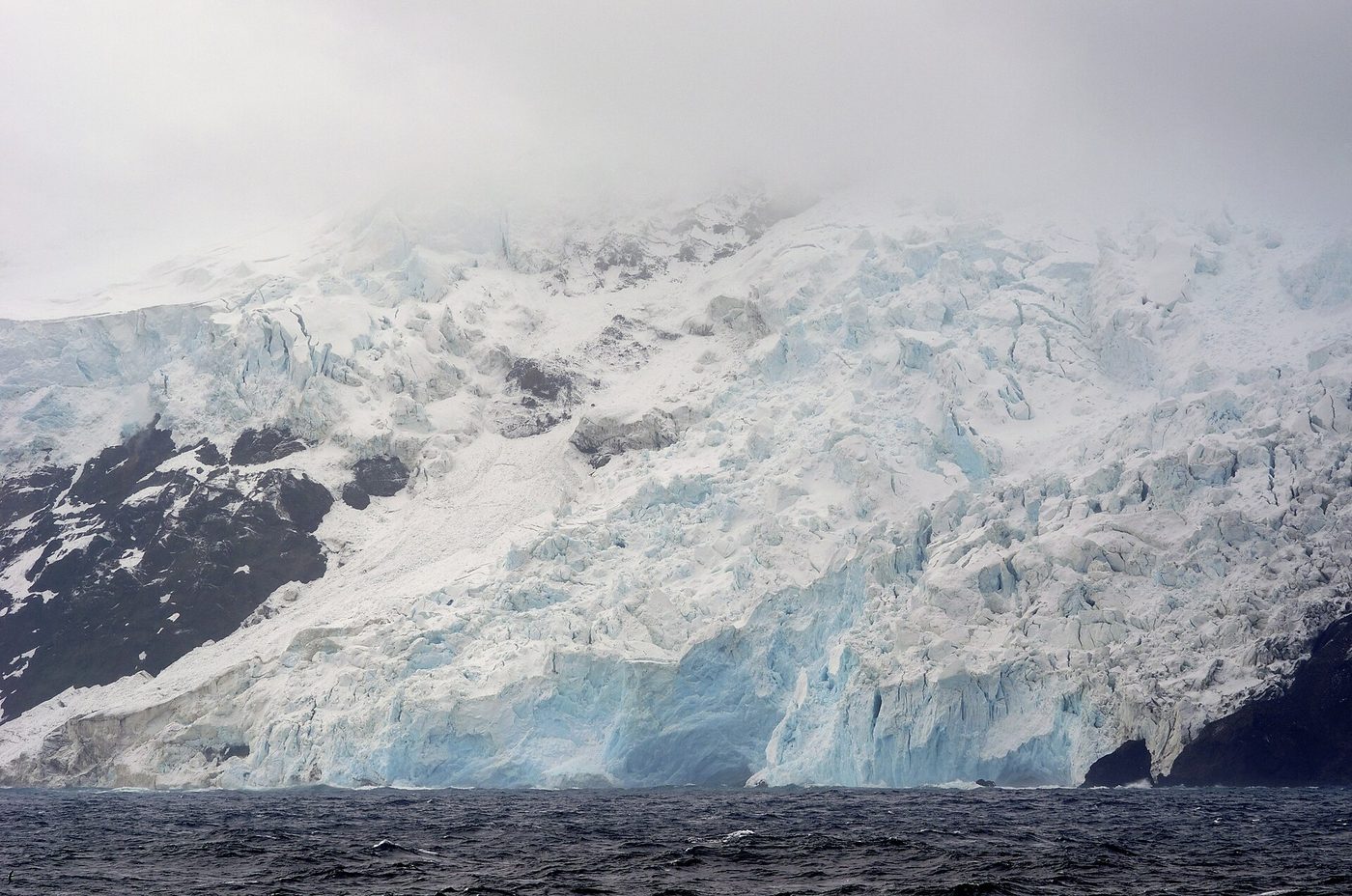 Bouvet Island west coast glacier, Bouvet Island