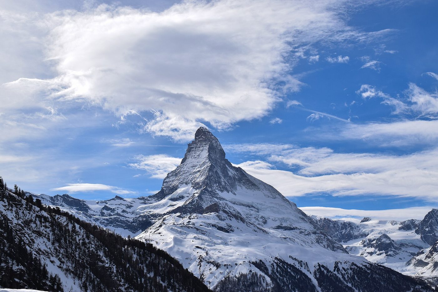 Matterhorn, March 2019 (01), Switzerland