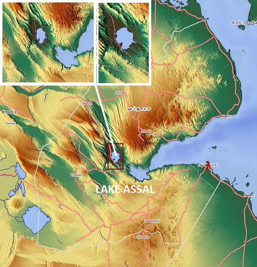 Lake Assal, Djibouti
