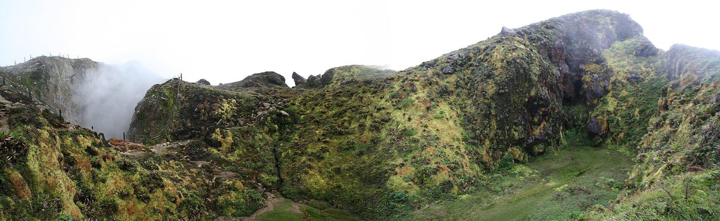 Pano sommet Soufrière (Guadeloupe), Guadeloupe
