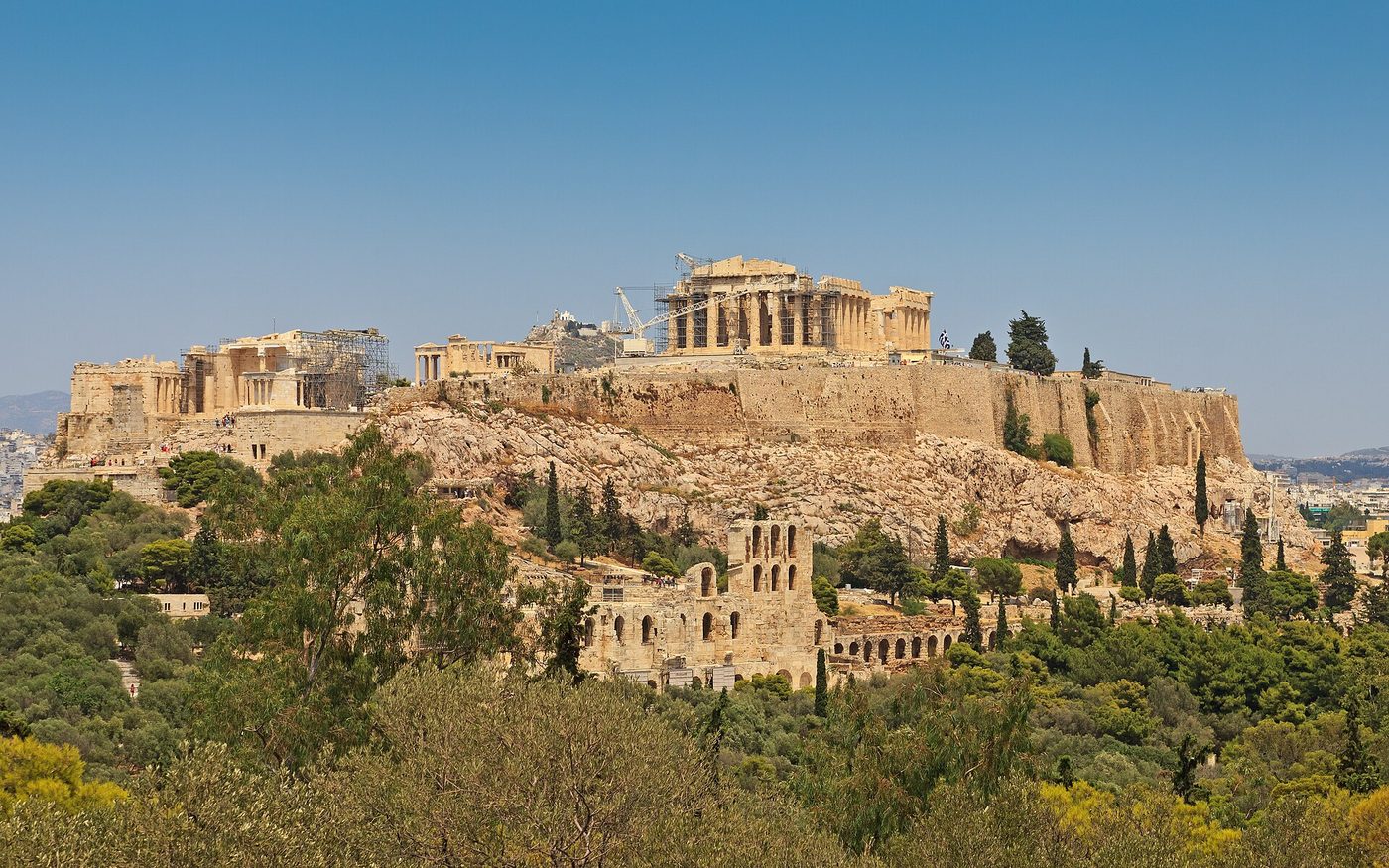 Attica 06-13 Athens 50 View from Philopappos - Acropolis Hill, Greece