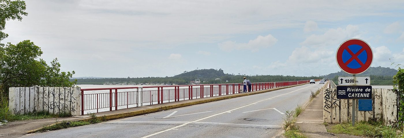 Bridge over river Cayenne French Guiana 2013, French Guiana