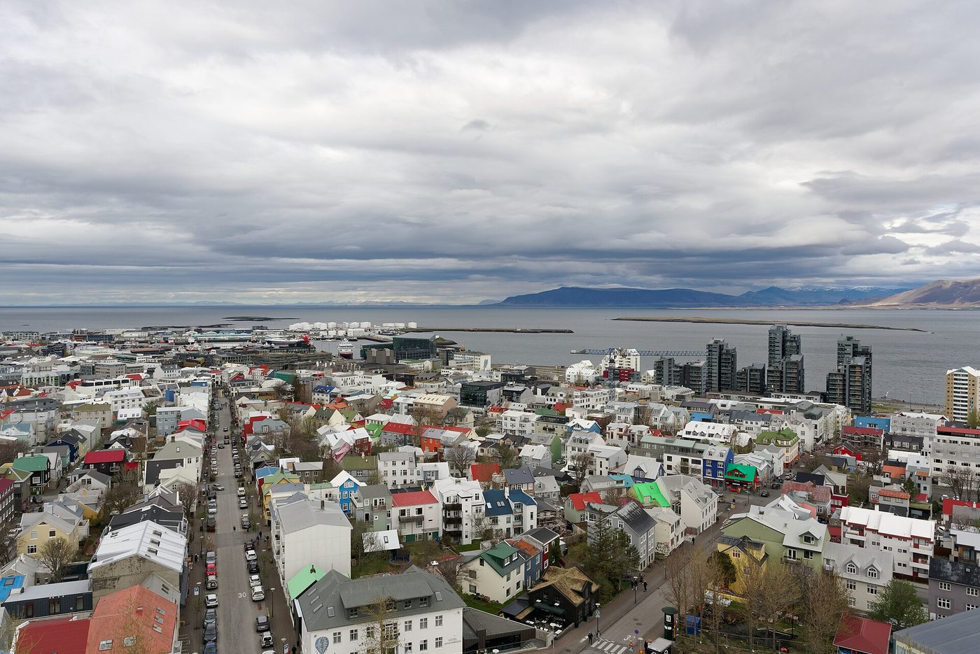 View of Reykjavík from Hallgrímskirkja, 20230507 1229 5733, Iceland
