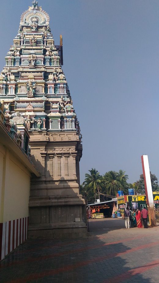 Right side tower of Masani Amman temple, Jordan