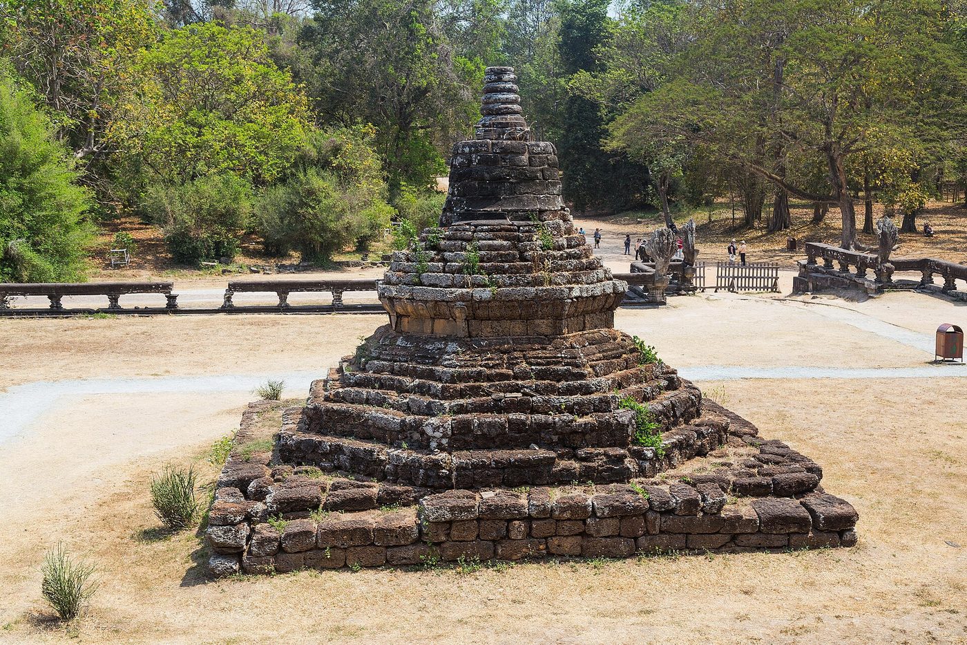 2016 Angkor, Angkor Wat, Stupa, Cambodia