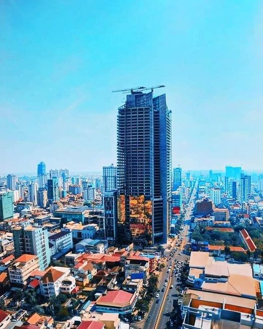 Gold Tower Phnom Penh, Cambodia