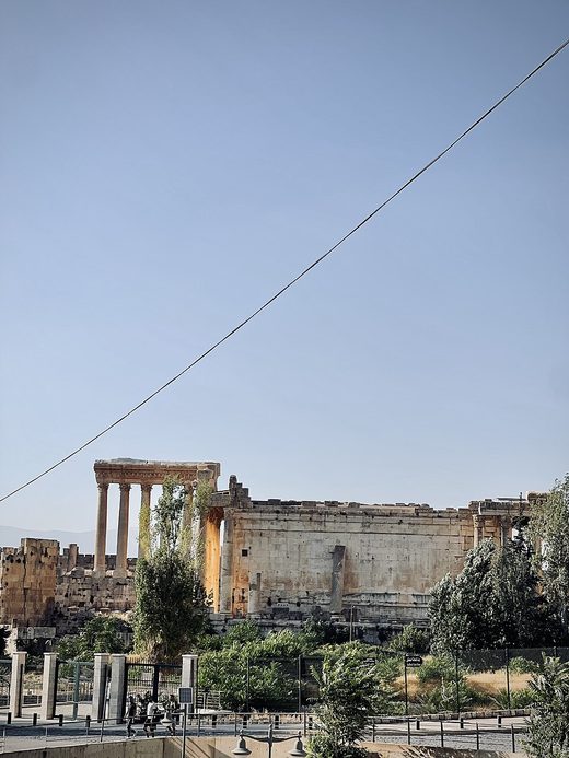 Temple of Jupiter in Baalbek - August of 2023, Lebanon