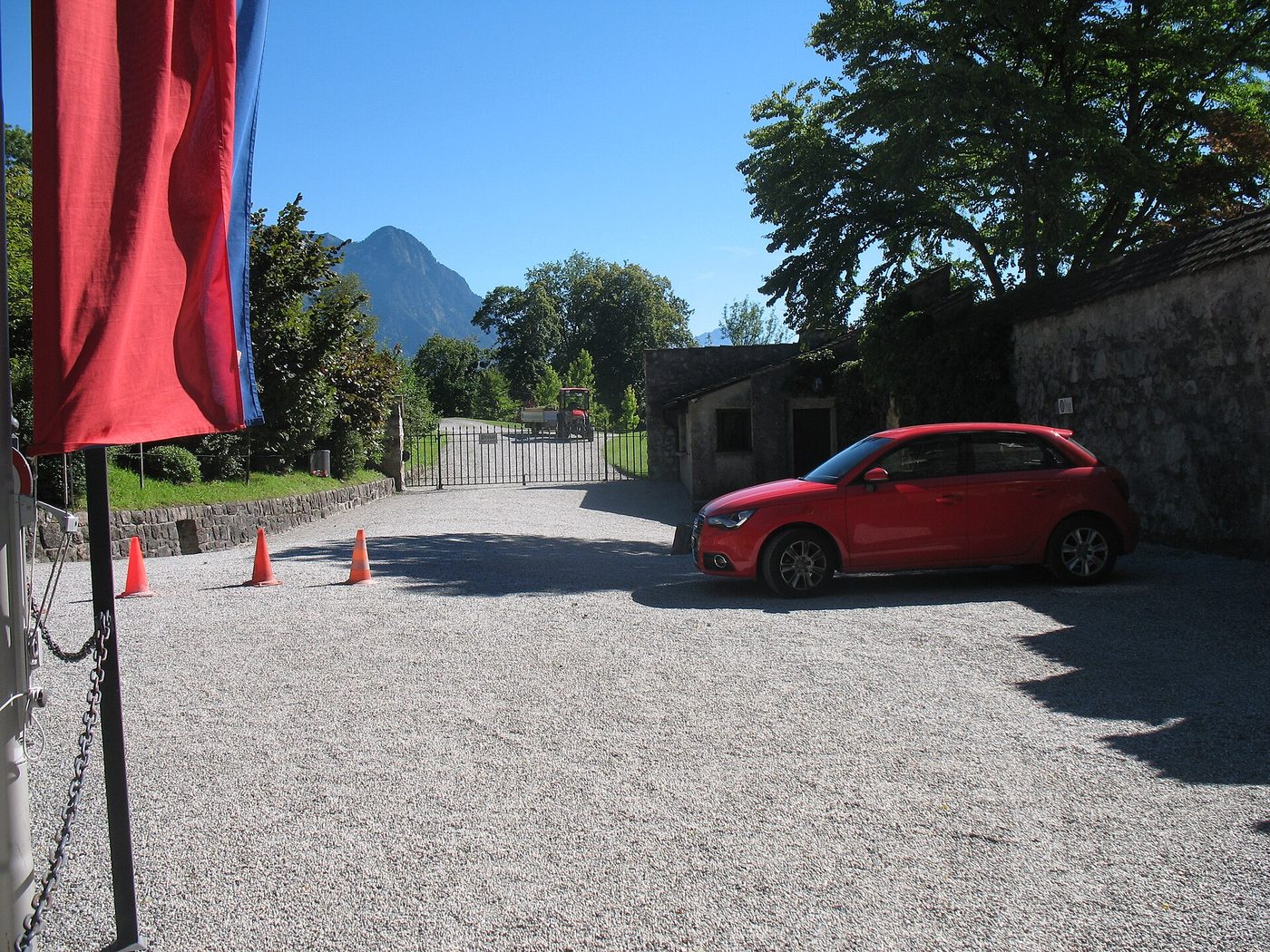 Vaduz Castle-gate, Liechtenstein