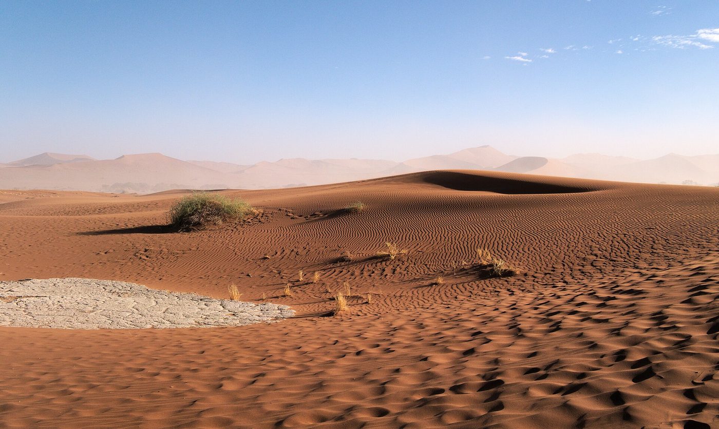 Sossusvlei Dune Rippled cropped, Namibia