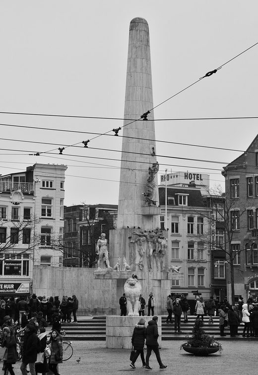 10 Amsterdam Monument BW, Netherlands