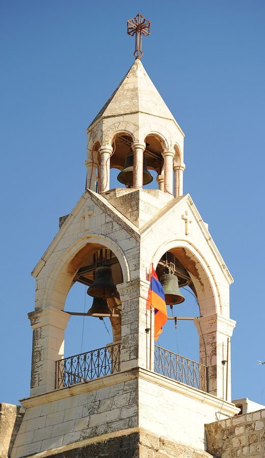 Bell tower, Church of the Nativity, Bethlehem 002 - Aug 2011, Palestine