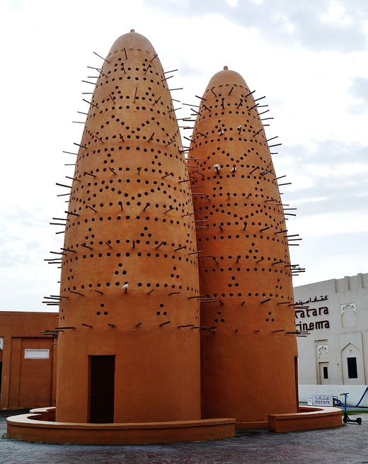 Doha Katara Cultural Village Pigeon Towers 04, Qatar