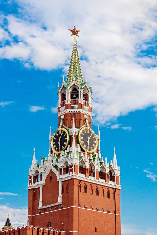 Spasskaya Tower, Kremlin, Russia