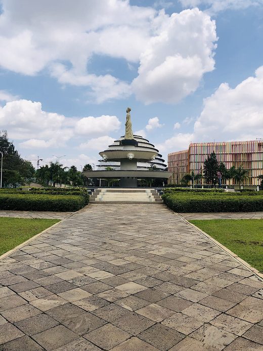 The garden of KH monument, Rwanda