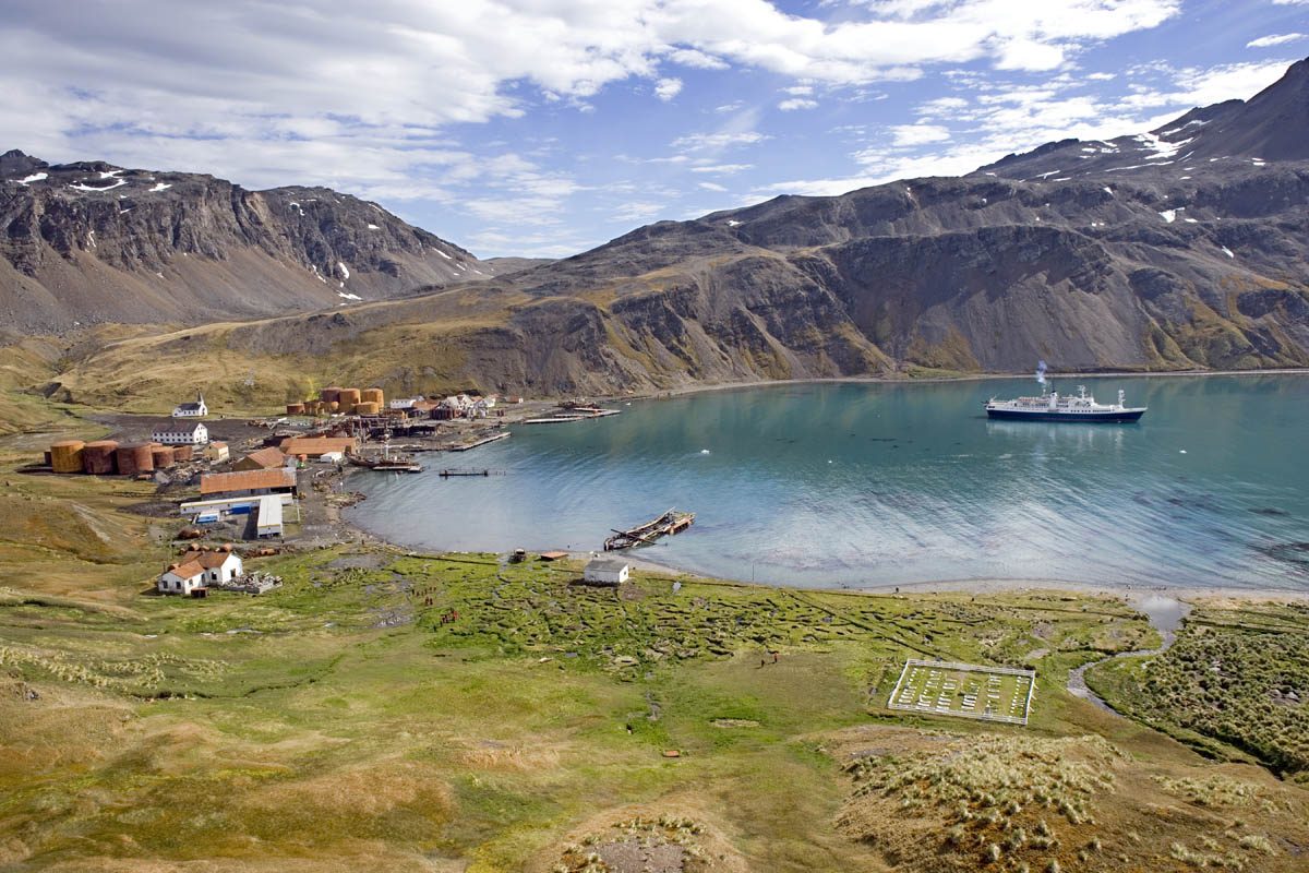Grytviken Harbour, Island of South Georgia, United Kingdom, South Georgia and the South Sandwich Islands