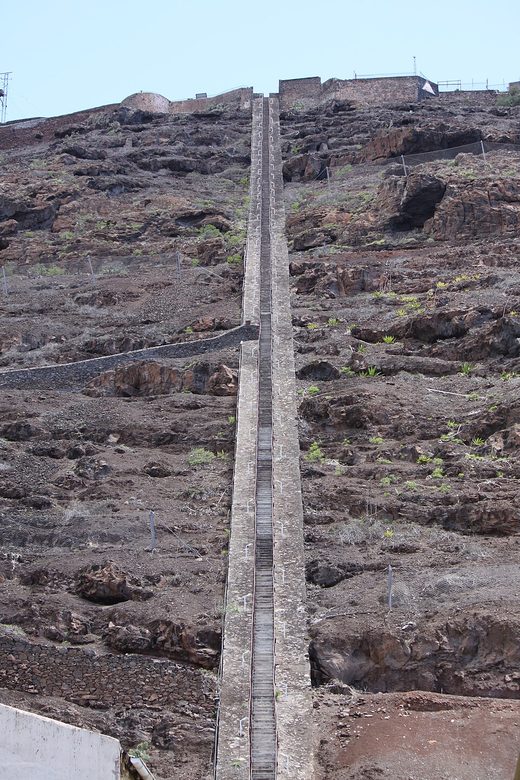 Ladder Hill Fort at the top of Jacob's Ladder, Saint Helena, Ascension and Tristan da Cunha