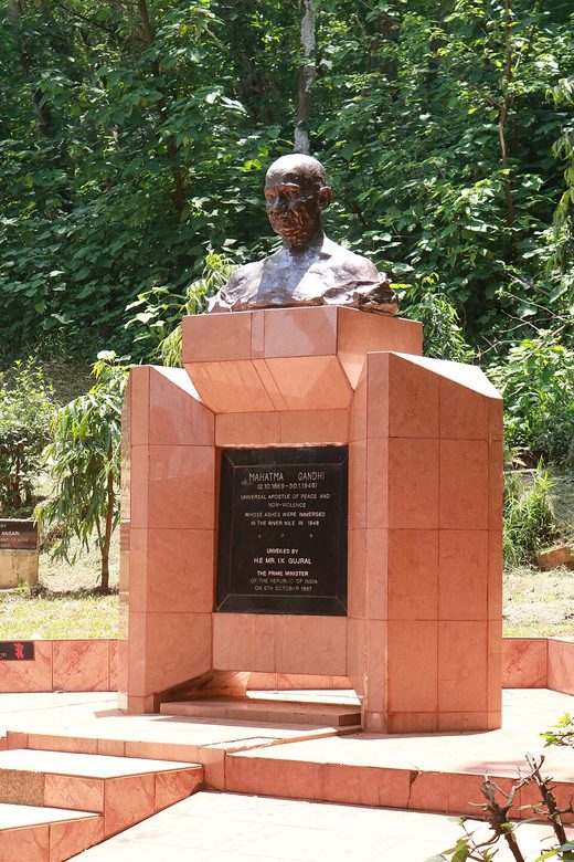 Mahatma Ghandi Monument at Source of River Nile, Jinja, Uganda
