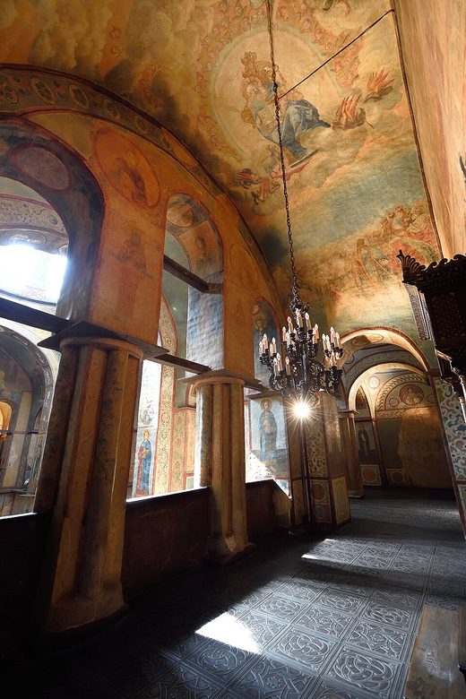 St Sophia Cathedral interior in Kyiv Ukraine, Ukraine